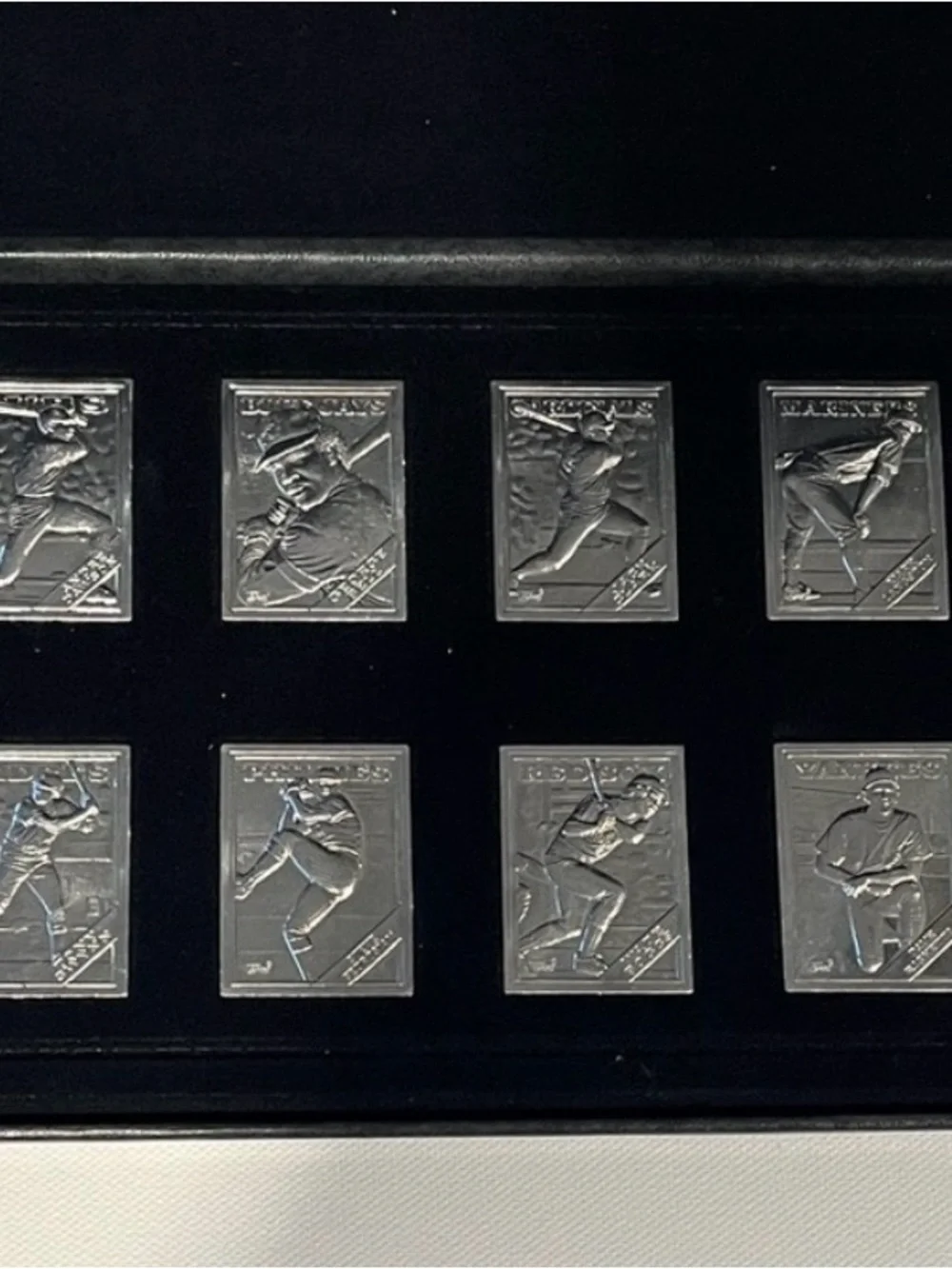Topps Gallery OF Champions! SILVER playing cards and storage display, Topps COA - Picture 6 of 11